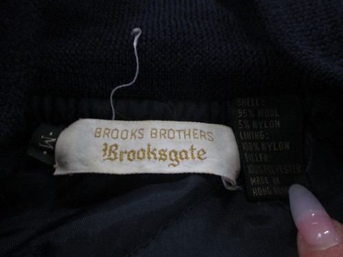 Vintage Brooks Brothers Jacket Mens M Wool Brooksgate Varsity Coat Outdoors 80s - Picture 6 of 15