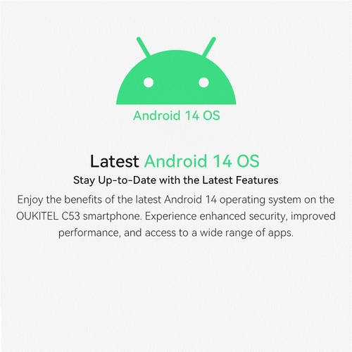 Oukitel C53 4G Smartphones 6,6 Zoll 8GB+64GB Android 14 4300mAh Ultradünner 13MP - Bild 14 von 21