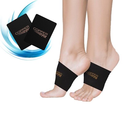 Copper Fit Health Unisex Arch Relief Compression Bands for Plantar 