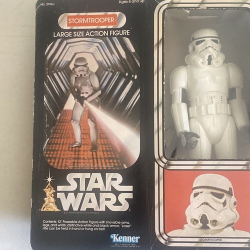 Vintage 1977 Kenner STAR WARS Storm Trooper 12" figure unfolded flop box - Picture 14 of 14