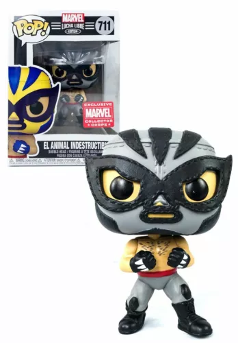 Funko POP! Marvel Lucha Libre #711 El Animal Indestructible (Metallic) - Limited
