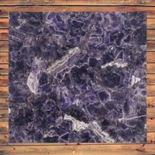 15"x15" Amethyst Table Top, Coffee Side Center Furniture Table Top, Home Decor 