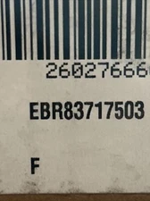 EBR83717503 lG Refrigerator Main Control Board 