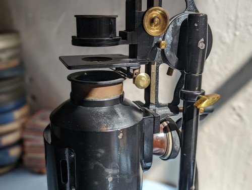 Anfang 20. Jh. Schmeichler und Garnett Mikroprojektor / Projektionsmikroskop - Bild 7 von 10