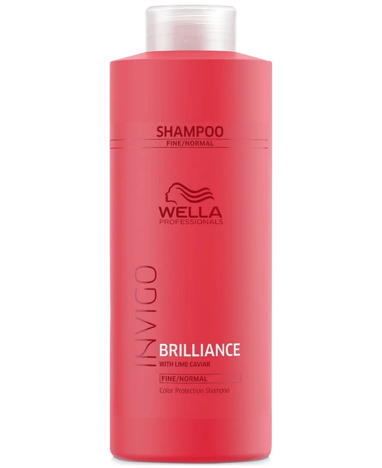 Wella Invigo Brilliance Color Protection Shampoo Fine-Normal Hair, 33.8-oz, - Image 2 of 4