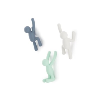 Umbra Buddy Hook (Set of 3) | Blue, Green, & White