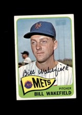 Bill Wakefield 1965 Topps Mets authentic autographed card