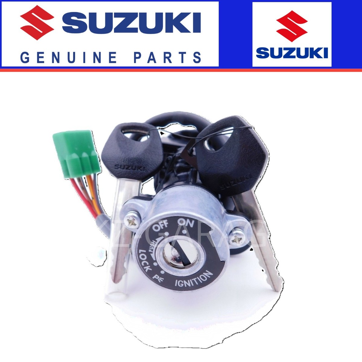 SUZUKI Genuine GSXR GSX-R 600 750 IGNITION SWITCH 2 KEYS 37100