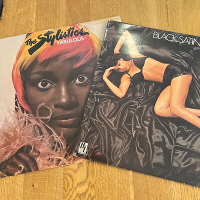 The Stylistics FABULOUS & BLACK SATIN Both great albums together