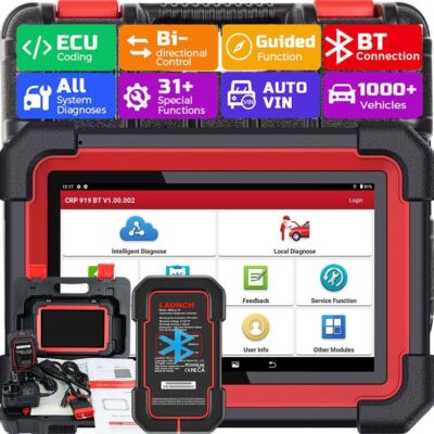 2025 LAUNCH X431 CRP919E BT KFZ OBD2 Diagnosegerät ALLE System ECU Coding TPMS