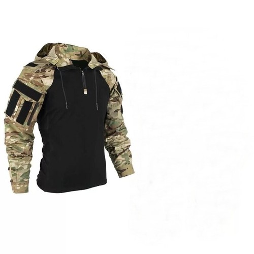 Tactical Uniform Combat Paintball Suits Cargo Multi Pockets Pants Shirt Knee Pad - Picture 29 of 96