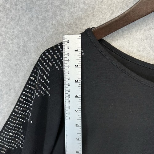 Top donna espresso leggero taglia small nero manica corta nuovo con etichetta - Foto 4 di 10