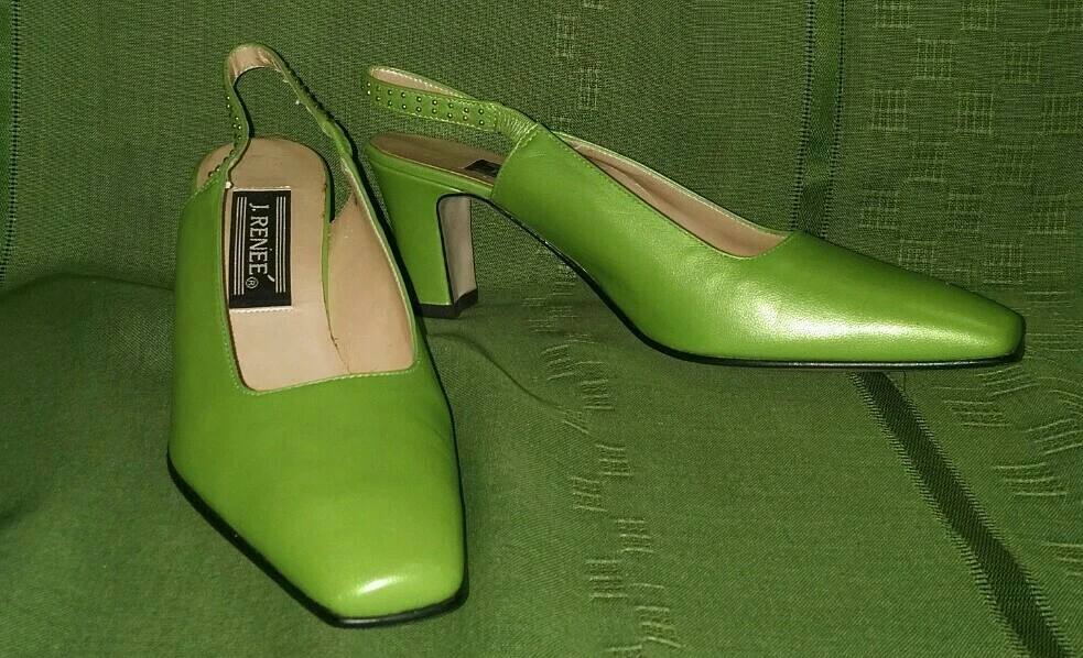J Renee Women s Krypton Green Simone Pumps Shoes Size 7.5 M eBay