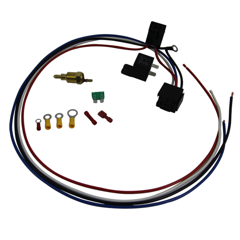 Radiator Thermo Fan Fuse 12V Temp switch Sensor Control Changeover