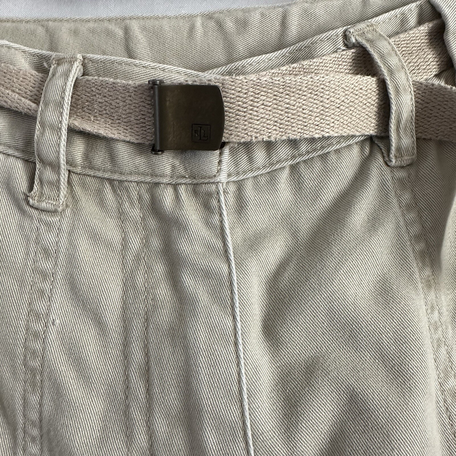 VTG Ralph Lauren RL Pants Womens Sz 6 Safari Wide… - image 3