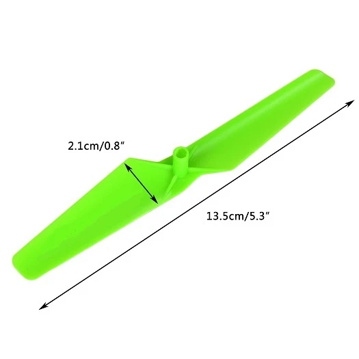4 Syma X5,  X5C, X5SC, X5SW Green Main Blades Props Quadcopter Spare Parts UK - Image 3 of 3