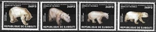 DJIBOUTI - 2017 MNH "Animals Of The World - POLAR BEARS" Complete Set !!!