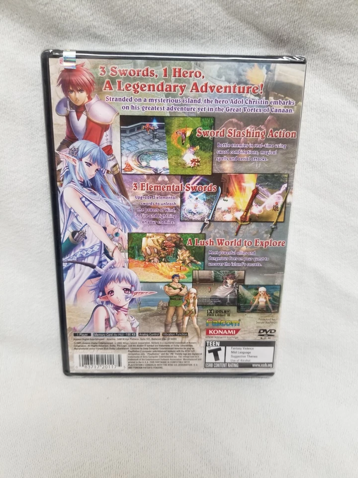 Ys: The Ark of Napishtim (Sony PlayStation 2, 2005) New Sealed Video game - Image 4 of 4