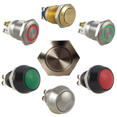 Maplin Anti Vandalismus Schalter 12 mm, 16 mm oder 19 mm