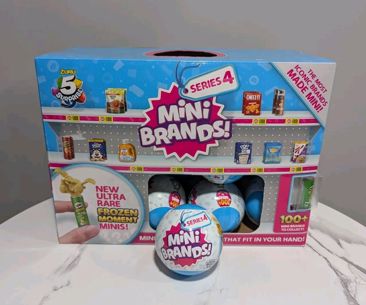 Zuru 5 Surprise Mini Brands Series 4 Mystery Capsules LOT OF 20 w/ Display Box!