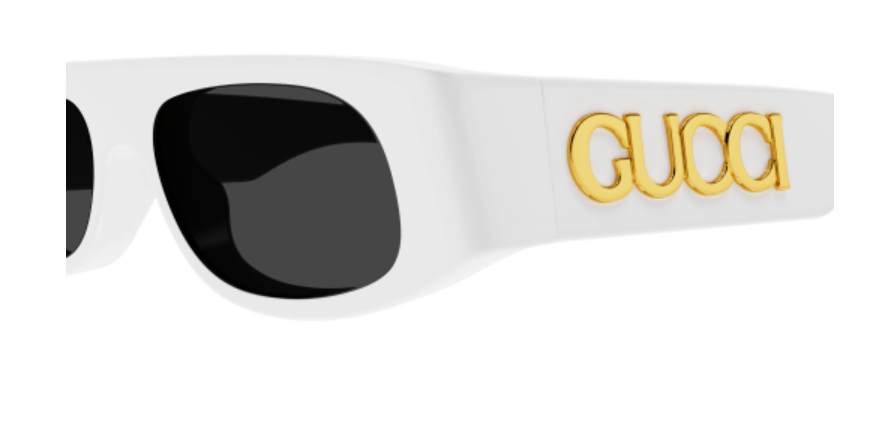 Gucci GG1771S 002 White/Grey Rectangular Women display picture 1