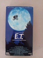 E.T. The Extra Terrestrial VHS Green and Black Tape Steven Spielberg