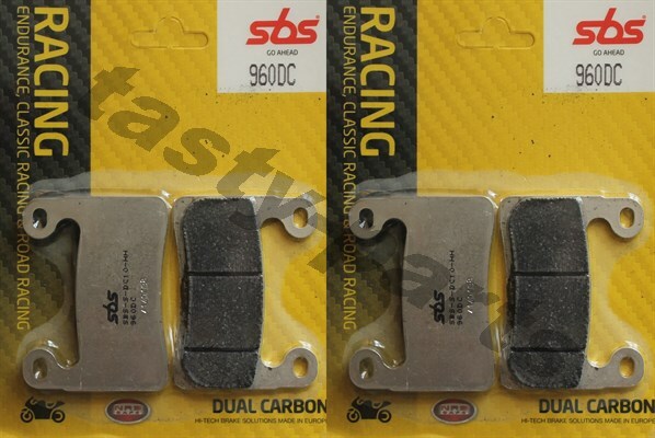 BMW S1000R 2020-2024 Hayes Caliper SBS Dual Carbon Front Race Brake Pads Set 960
