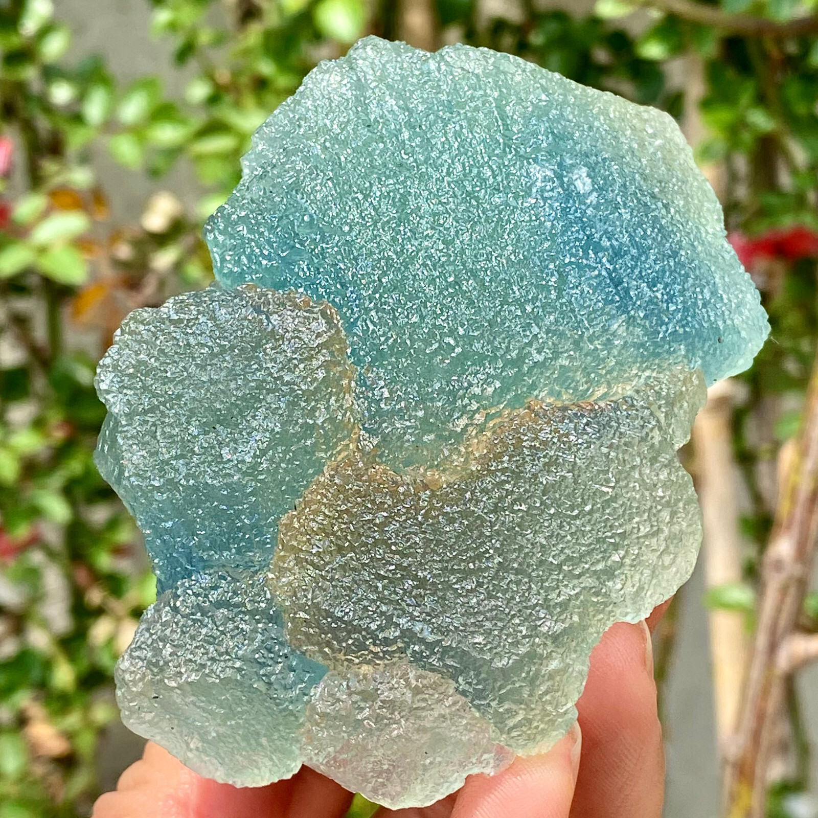 371g natural green fluorite healing crystal mineral specimen