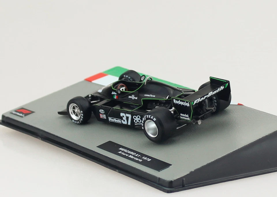 Merzario A1 Arturo Merzario 1978 #37 schwarz Formel 1 1:43 Atlas Modellauto - Bild 2 von 3