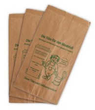 500 Bioabfallt&uuml;ten 20+16x36cm braun Papier Bio M&uuml;llbeutel Biobeutel K&uuml;che Abfall