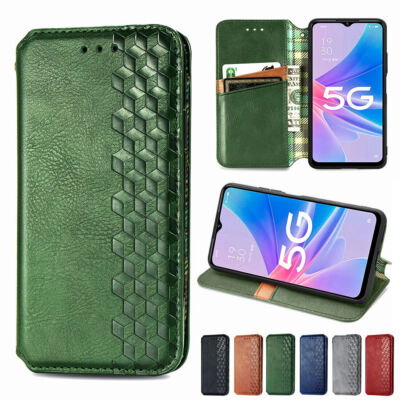 Magnetic Grid Leather Phone Case For Honor 400 300 200 100 90 X8 X7 X6 Magic 5