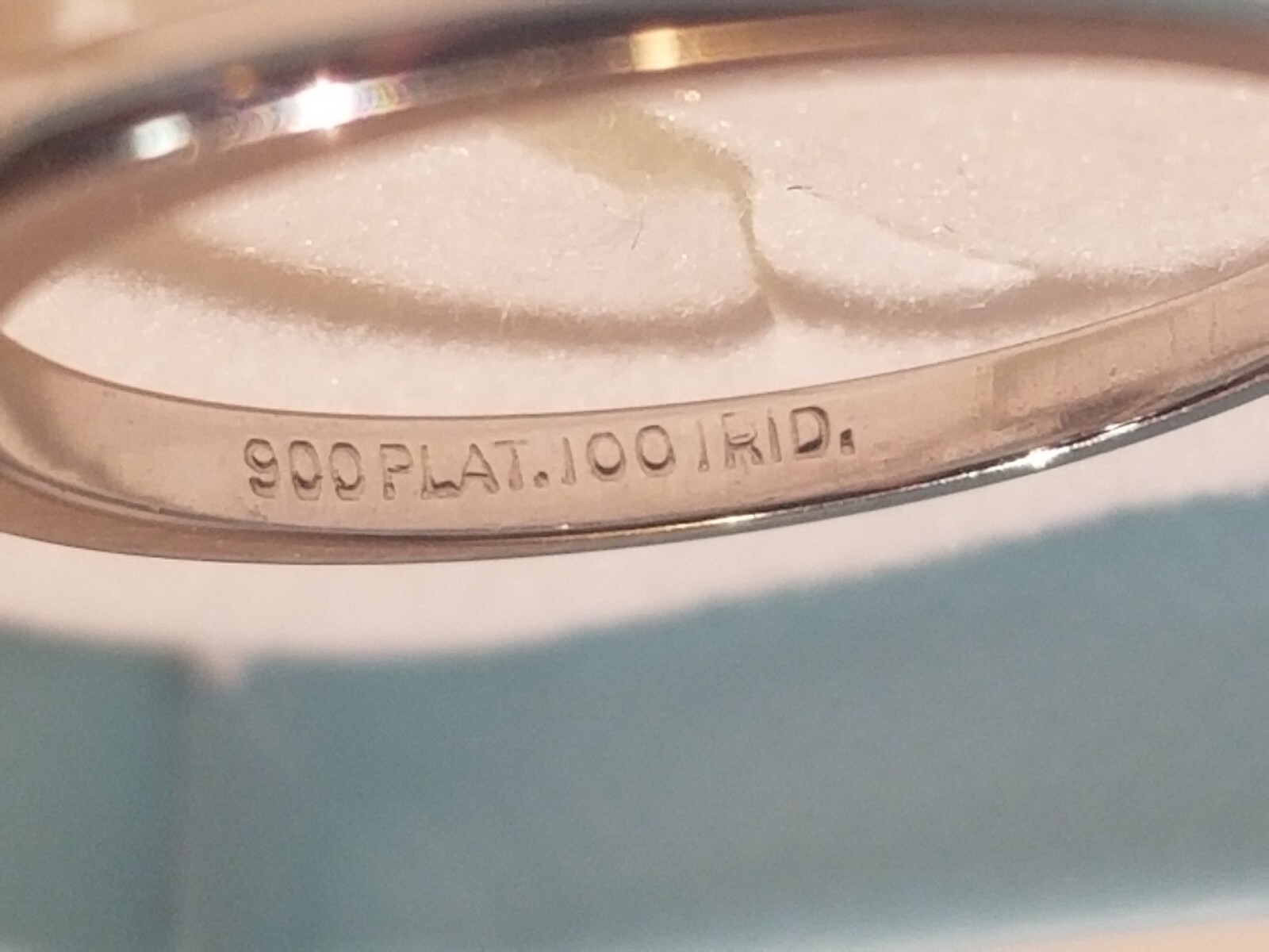 4g Solid Platinum 900 Ring Solitaire Real Diamond… - image 10