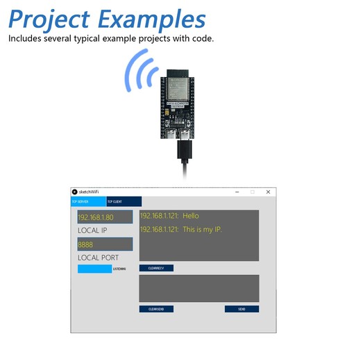 Placa Freenove ESP32-S3-WROOM Lite inalámbrica doble núcleo 32 bits 240 MHz Python C - Imagen 10 de 12