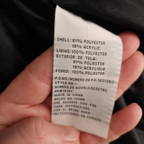 Weather Tamer Women's Black and White Pea Coat Size Small - Picture 11 of 12