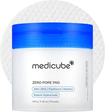 Dual-Textured Facial Toner Pads for Exfoliation and Pore Care 4% AHA Lactic Acid
