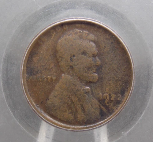 1922 "NO D" Lincoln WHEAT Cent *WEAK REVERSE* 1c SEGS #303 ECC&C, Inc.