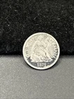 1871 Seated Liberty Half Dime US Coin D34