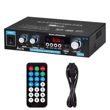 AK35 Mini Bluetooth5.0 Stereo Audio Amplifier Car Home HiFi Music USB FM AMP