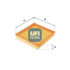 UFI Luftfilter 30.713.00 Filtereinsatz für VW POLO 5 602 604 612 614 6R1 6C1 7 4