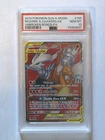 PSA 10 GEM MINT Reshiram & Charizard GX 194/214 FULL ART Pokemon Card CS7-413