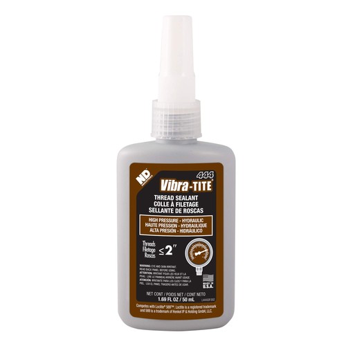 Vibra-TITE - 44450 444 Brown High Pressure Hydraulic Anaerobic Thread Sealant, 