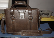 Marsand Vintage Hard Case Camera Bag Faux Leather, Made in USA, good shape