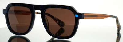 WOOW Super Dancer 2 0115 Dark Blue Tortoise Mens Sunglasses 54-20-145 B:43