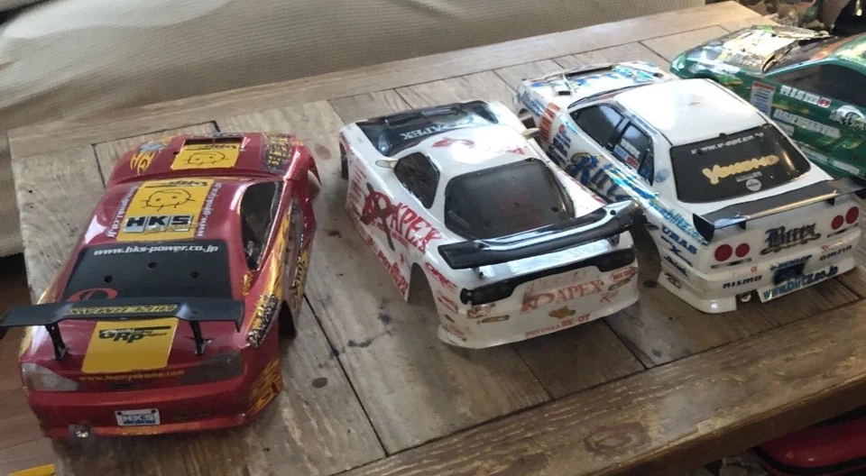 Yokomo 1/10 D1GP RC Drift Shells (Apex RX7, HKS S15, Blitz ER34) - Image 4 of 4