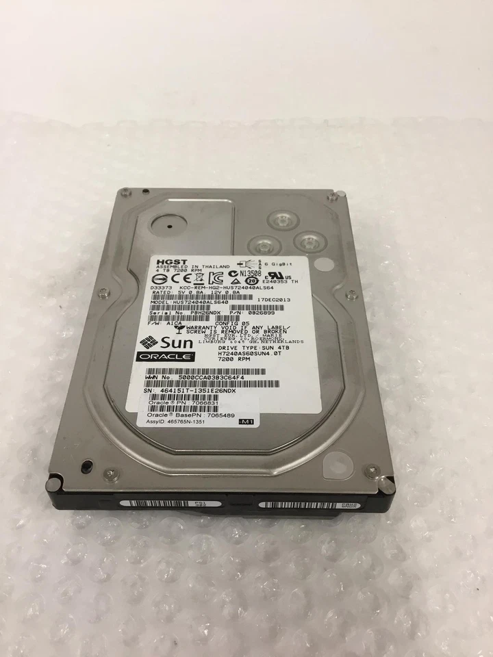 10x HGST Sun Oracle HUS724040ALS640 4TB 3.5" SAS Enterprise Hard Drive 100% - Image 2 of 4
