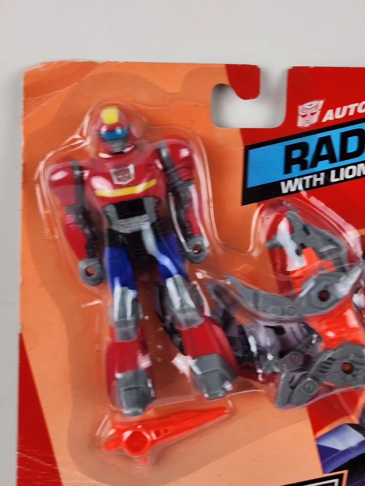 TRANSFORMERS G1 RAD with lionizer ACTION MASTER AUTOBOT ON CARD 1989 New Sealed  - Image 4 of 4