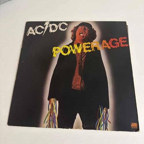 AC/DC Powerage Atlantic LP Vinyl  1978 Atlantic Records First Press