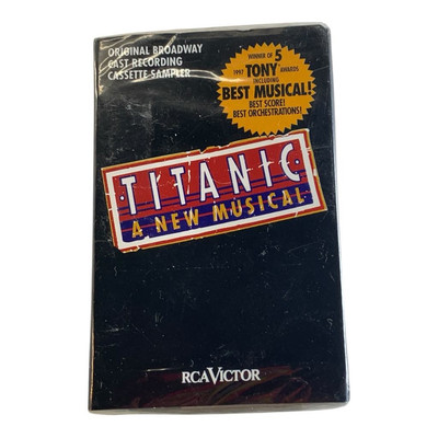 Titanic A New Musical (Original Broadway Cast Recording) Cassette Tape Sampler