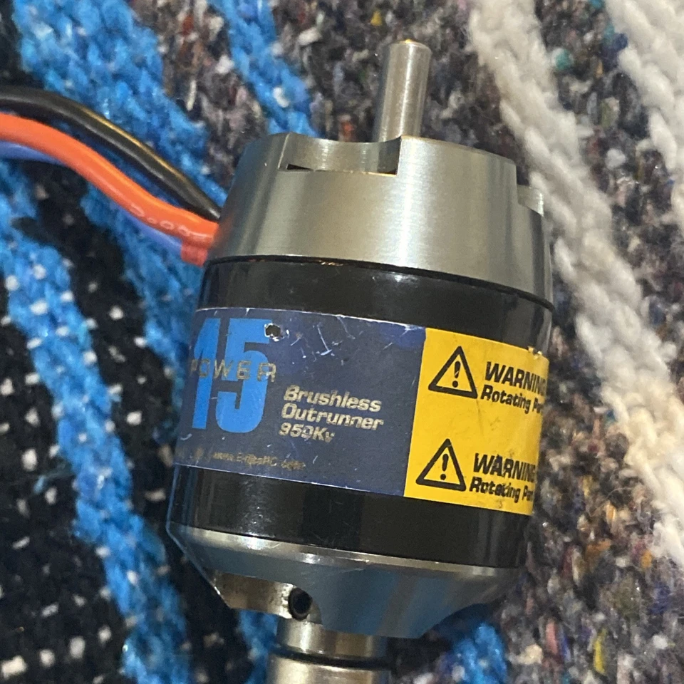 15 Brushless Outrunner Motor 950Kv EFLM15BL Untested - Image 4 of 4