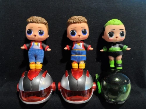 Lol Surprise Boys Arcade Hero Action Hero Doll Cyber Spacesuits Lot 3" Tall